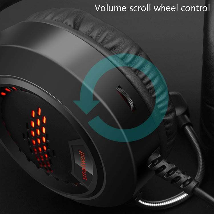 Smailwolf AK3 Headset Game Headphones Wired Luminous Desktop Computer Headset, Style: USB Single-plug - Multimedia Headset by PMC Jewellery | Online Shopping South Africa | PMC Jewellery