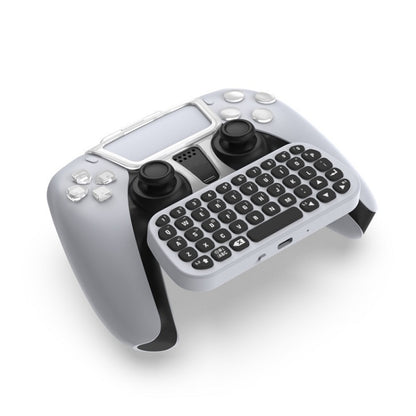 DOBE TP5-0556 Bluetooth Keyboard Wireless Gamepad With Headphone Jack For PS5(White) - Gamepads by DOBE | Online Shopping South Africa | PMC Jewellery