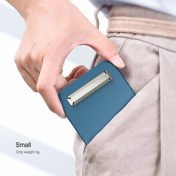 Oatsbasf 03654 Mini Mobile Phone Holder Back Sticker Portable Folding Desktop Multifunctional Magnetic Stand(Grey) - Hand-Sticking Bracket by Oatsbasf | Online Shopping South Africa | PMC Jewellery