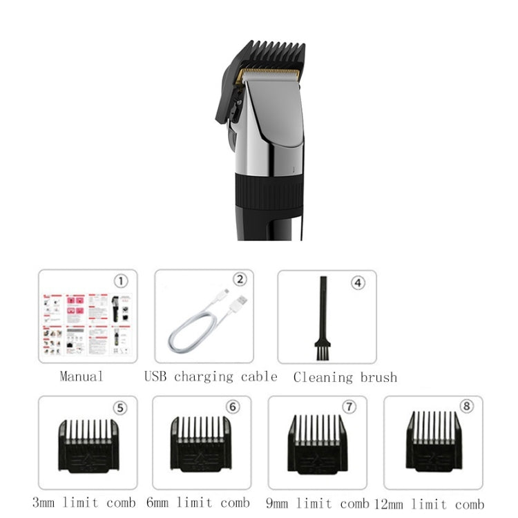 Rechargeable Hair Clipper For Adults And Children - Hair Trimmer by PMC Jewellery | Online Shopping South Africa | PMC Jewellery