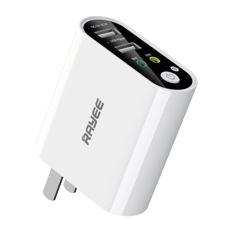 RAYEE K8 Remote Control Version 2 in 1 Bluetooth 5.0 Receiver & Transmitter Audio Adapter Support Fast Charge U Disk, US Plug - Audio Receiver Transmitter by PMC TechLife | Online Shopping South Africa | PMC TechLife