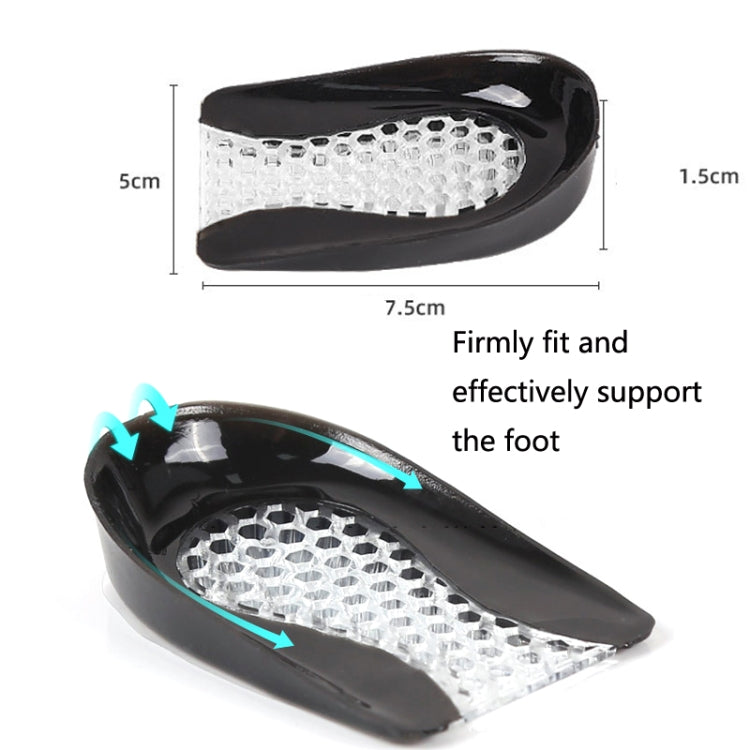 Honeycomb Heel Pad Plantar Fascia Pad Soft Sports Shock Absorption Insole(Black) - Shoes Care by PMC Jewellery | Online Shopping South Africa | PMC Jewellery