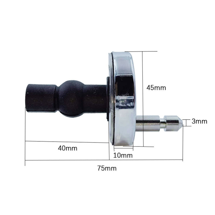 1 Pair 3903 Zinc Alloy Toilet Seat Hinge Installation Nut Quick Release Installation Screw(Toilet Cover Accessories) - Toilet Accessories by PMC Jewellery | Online Shopping South Africa | PMC Jewellery