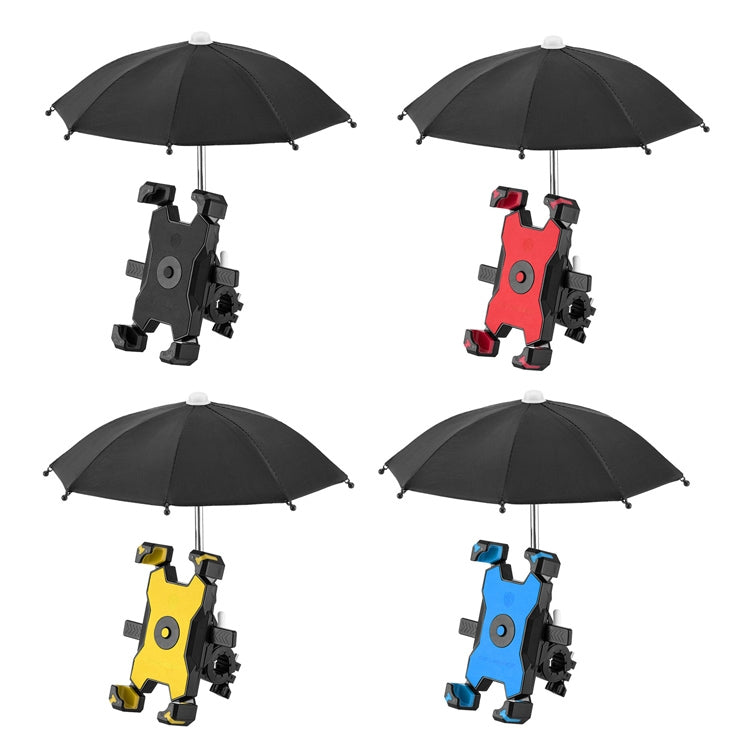 CYCLINGBOX Bicycle Mobile Phone Bracket With Parasol Rider Mobile Phone Frame, Style: Handlebar Installation (Black) - free shipping - PMC TechLife - Order now!