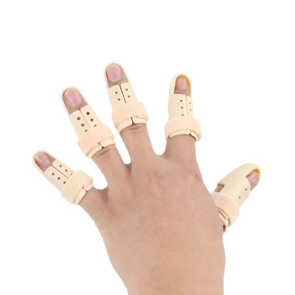 4 PCS Finger Splint Brace Adjustable Finger Support Protector For Fingers Arthritis Joint Finger Injury, Specification: No. 3: 52-55mm(Complexion) - Corrector by PMC Jewellery | Online Shopping South Africa | PMC Jewellery