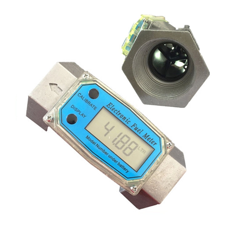 BD-H01 Electronic Display Turbine Flow Meter Metering Diesel Kerosene Methanol Urea Flow Meter Count Flow Meter, Specification: 1.5 Inch - Clocks & Car Meters by PMC Jewellery | Online Shopping South Africa | PMC Jewellery