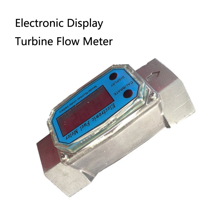 BD-H01 Electronic Display Turbine Flow Meter Metering Diesel Kerosene Methanol Urea Flow Meter Count Flow Meter, Specification: 1.5 Inch - Clocks & Car Meters by PMC Jewellery | Online Shopping South Africa | PMC Jewellery