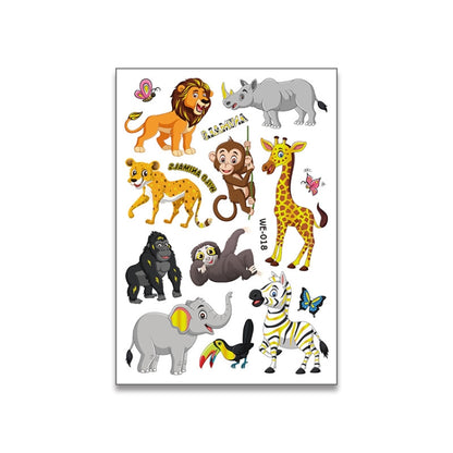 10 PCS Animal Bronzing Cartoon Tattoo Stickers Children Temporary Arm Stickers(WE-018) - Sticker by PMC Jewellery | Online Shopping South Africa | PMC Jewellery