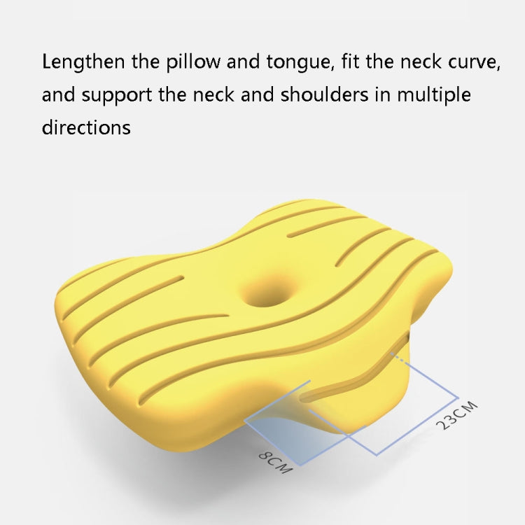 P10 Memory Foam Slow Rebound Pillow Neck Protector Memory Foam Pillow, Dimensions: 60 x 43 x 11cm(White Blue) - free shipping - PMC TechLife - Order now!