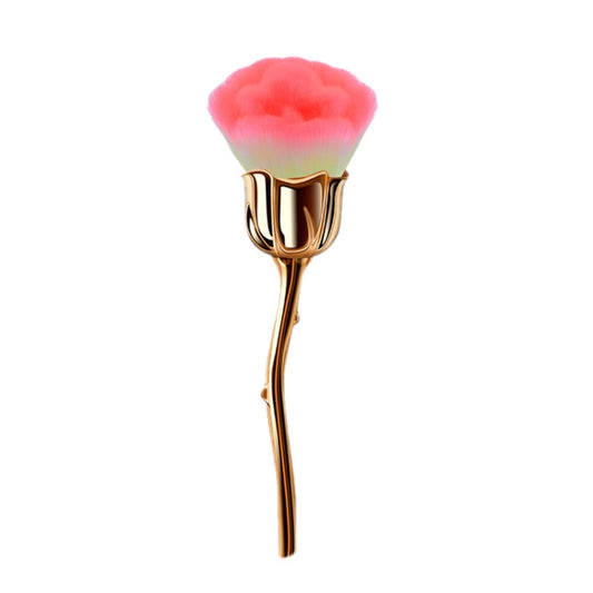 Rose Flower Makeup Brush Loose Powder Brush Beauty Tools(Red Head Rose) - Makeup Brushes by PMC Jewellery | Online Shopping South Africa | PMC Jewellery