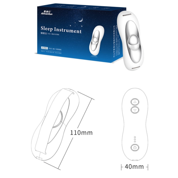 Aimanfun 904 Micro-Current Sleep Aid Portable Wireless Fast Sleep Device(White) - Massage & Relaxation by PMC TechLife | Online Shopping South Africa | PMC TechLife | Buy Now Pay Later Mobicred