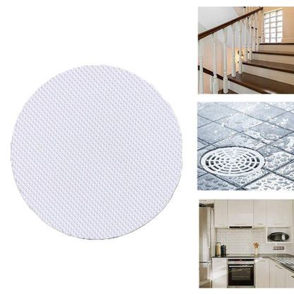 12 PCS / Pack 10cm Bathroom Steps Round PEVA Non-Slip Stickers(White) - Bath Mats by PMC Jewellery | Online Shopping South Africa | PMC Jewellery