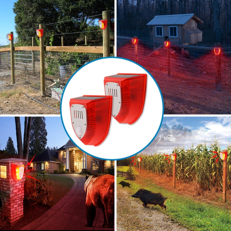 N911M Solar Animal Repeller Outdoor Sound And Light Alarm, Specification: Timing Model - Others Alarm by PMC TechLife | Online Shopping South Africa | PMC TechLife