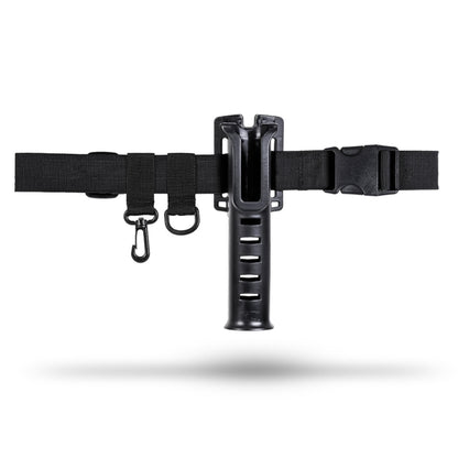 Fishing Rod Waist Belt Rod Holder Fishing Rod Waist Support(28157-B Black) - Fishing Rods & Accessories by PMC Jewellery | Online Shopping South Africa | PMC Jewellery