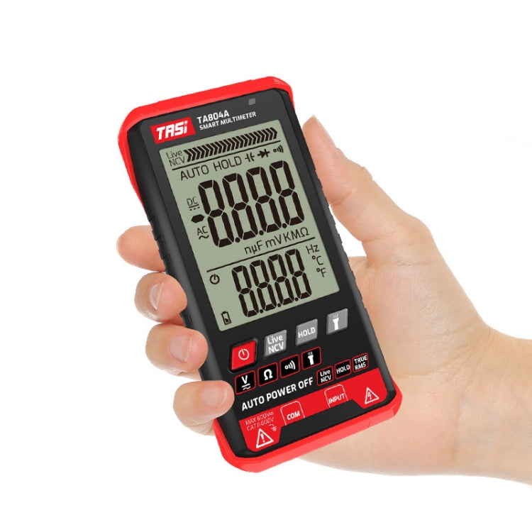 TASI TA804A Auto Digital Intelligent Multimeter OHM NCV Voltage Meter - Digital Multimeter by TASI | Online Shopping South Africa | PMC Jewellery | Buy Now Pay Later Mobicred