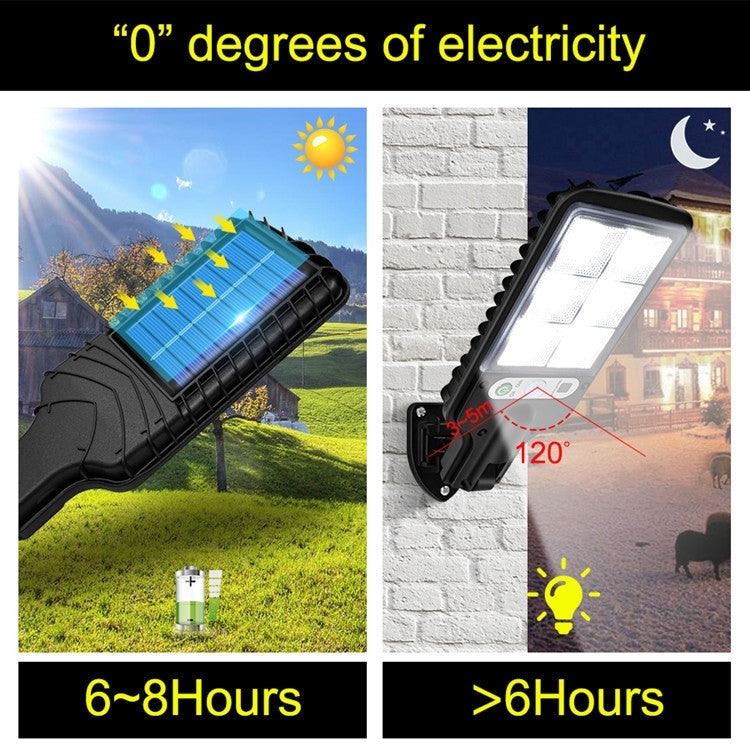 Solar Street Light LED Human Body Induction Garden Light, Spec: 616C-30 COB - LED Street Light by PMC TechLife | Online Shopping South Africa | PMC TechLife