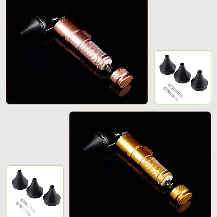Ear Cleaning Hand Lamp USB Charging Otoscope(Rose Gold) - Ear Care Tools by PMC TechLife | Online Shopping South Africa | PMC TechLife