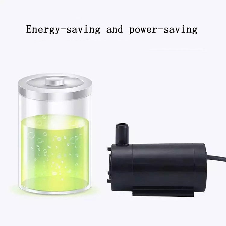 Quiet Mini Horizontal Vertical Submersible Pump, Style: Black Vertical - Fish Tanks & Accessories by PMC TechLife | Online Shopping South Africa | PMC TechLife | Buy Now Pay Later Mobicred