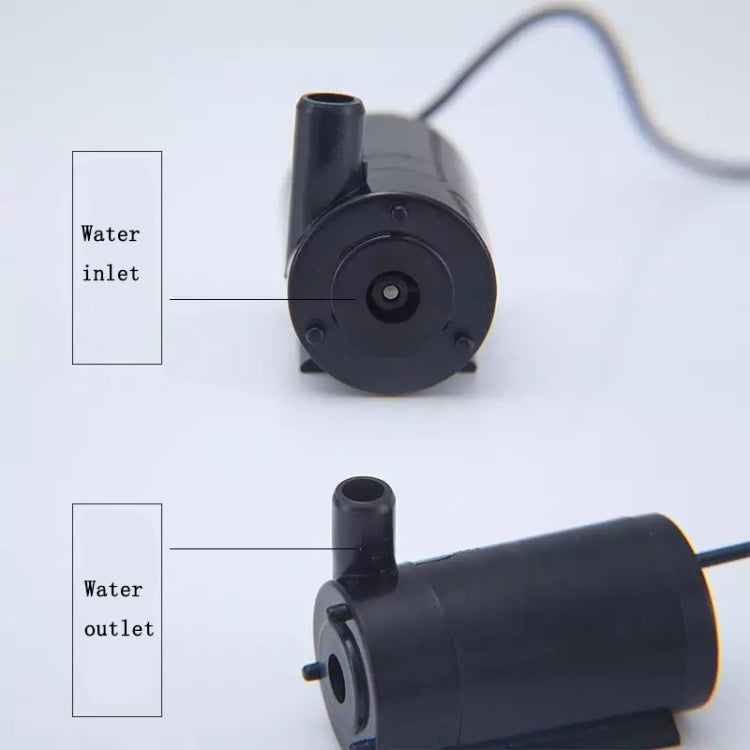 Quiet Mini Horizontal Vertical Submersible Pump, Style: Black Vertical - Fish Tanks & Accessories by PMC TechLife | Online Shopping South Africa | PMC TechLife | Buy Now Pay Later Mobicred