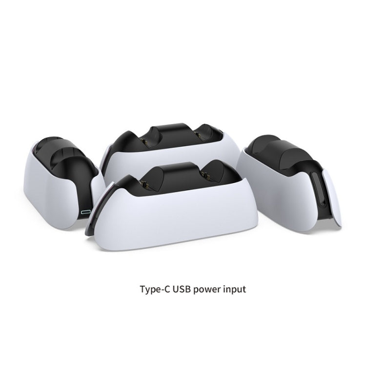 DOBE TP5-05103 Contact-Type Gamepad Charging Base With Indicator Light For PS5(White) - Charger & Power by DOBE | Online Shopping South Africa | PMC Jewellery