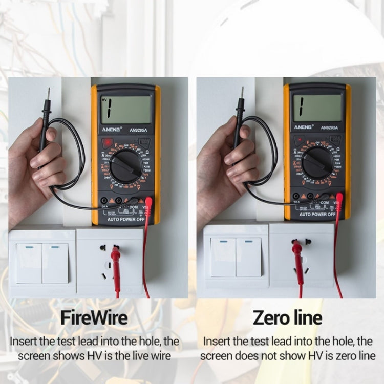 ANENG Automatic High-Precision Intelligent Digital Multimeter, Specification: AN9205A(Blue) - Digital Multimeter by ANENG | Online Shopping South Africa | PMC TechLife | Buy Now Pay Later Mobicred