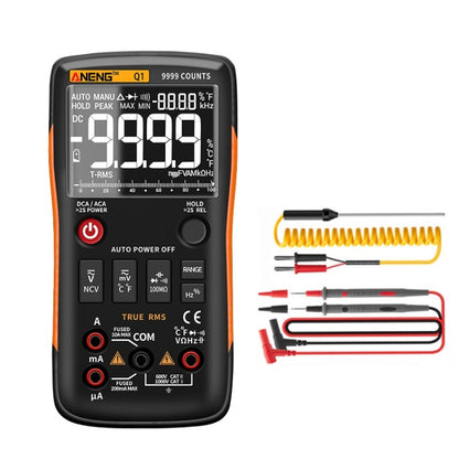 ANENG AN-Q1 Automatic High-Precision Intelligent Digital Multimeter, Specification: Standard(Orange) - Digital Multimeter by ANENG | Online Shopping South Africa | PMC Jewellery | Buy Now Pay Later Mobicred