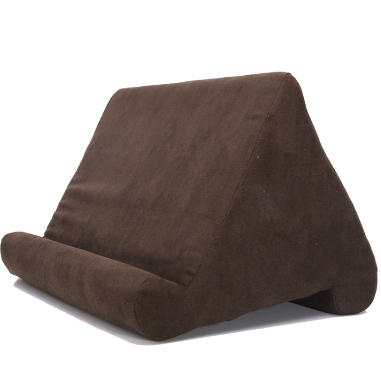 Tablet Mobile Phone Bracket Multi-Angle Pillow, Size: 27x25x23cm(Dark Brown) - Lazy Bracket by PMC TechLife | Online Shopping South Africa | PMC TechLife
