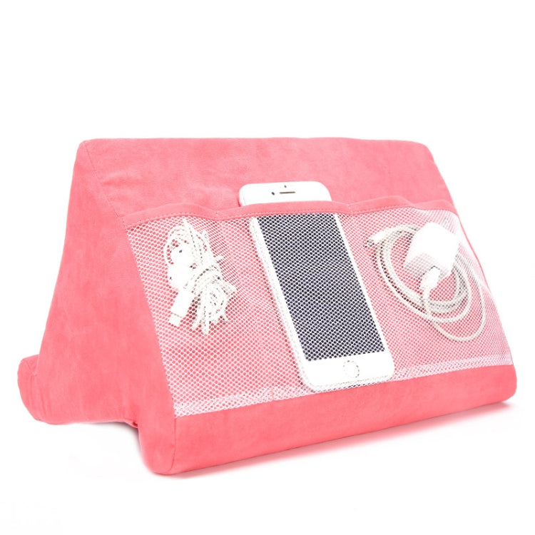 Tablet Mobile Phone Bracket Multi-Angle Pillow, Size: 27x25x23cm(Dark Pink) - Lazy Bracket by PMC TechLife | Online Shopping South Africa | PMC TechLife