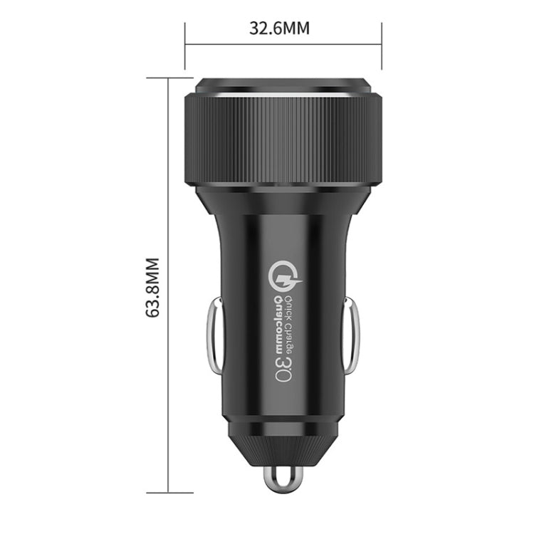 QIAKEY TM329 Dual Port Fast Charge Car Charger - free shipping - PMC TechLife - Order now!