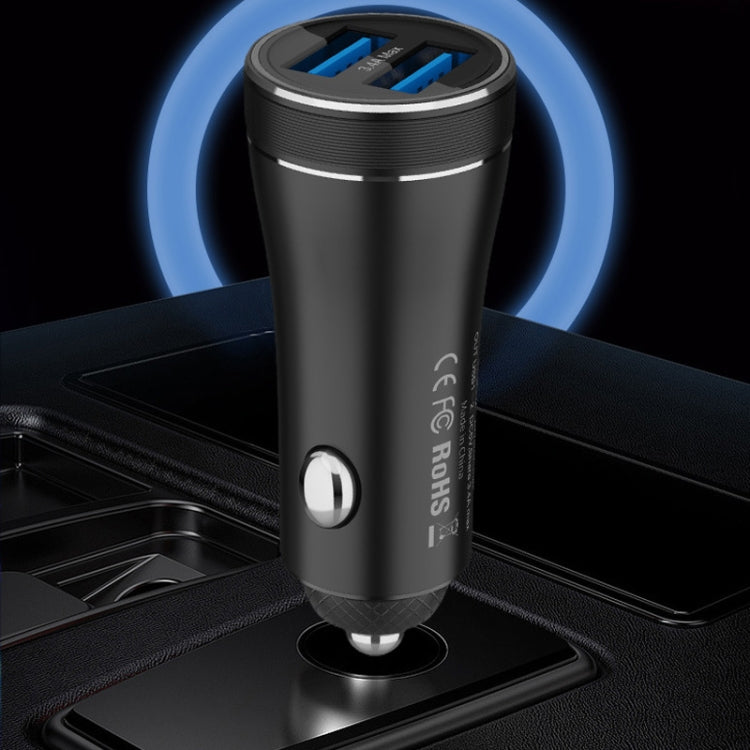 QIAKEY BK928 Dual Ports Fast Charge Car Charger - Car Charger by QIAKEY | Online Shopping South Africa | PMC TechLife