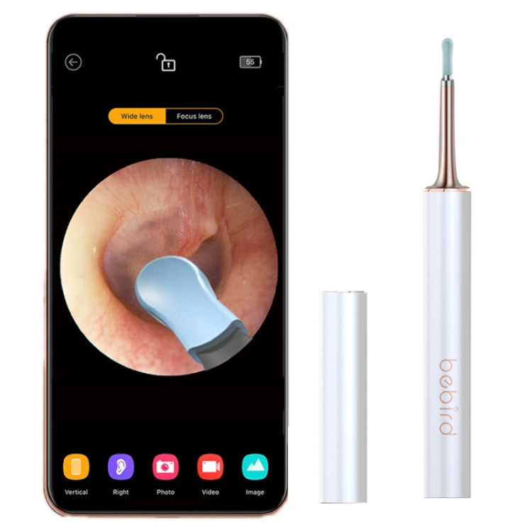Bebird T15 Smart Visible Luminous Ear Pick Set(Dawn White) - free shipping - PMC TechLife - Order now!