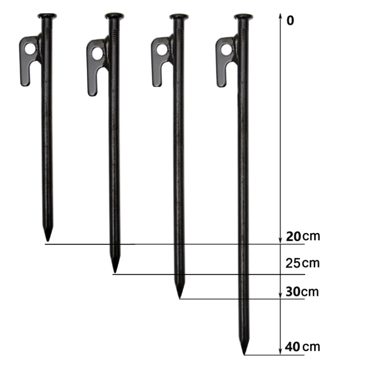 6 PCS 25cm Outdoor Camping Windproof Fixed Canopy Ground Nails - Tents & Accessories by PMC TechLife | Online Shopping South Africa | PMC TechLife