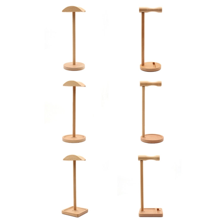 AM-EJZJ001 Desktop Solid Wood Headset Display Stand, Style: D - Anti-lost & Holder by PMC TechLife | Online Shopping South Africa | PMC TechLife
