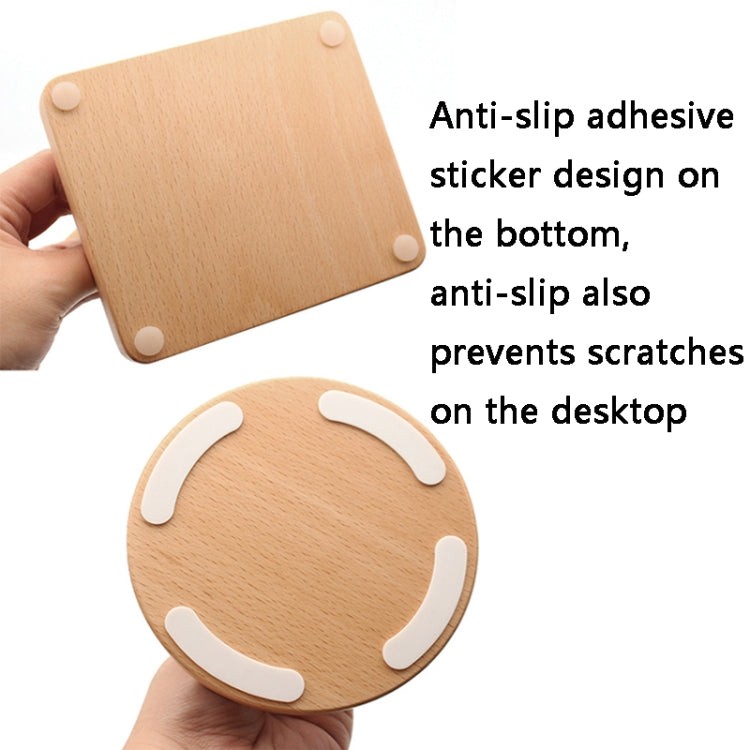 AM-EJZJ001 Desktop Solid Wood Headset Display Stand, Style: F - Anti-lost & Holder by PMC TechLife | Online Shopping South Africa | PMC TechLife