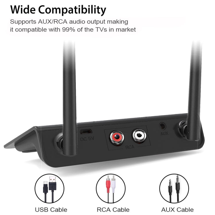 MB2 CSR Wireless Audio Adapter Bluetooth 5.0 Receiver & Transmitter - Audio Receiver Transmitter by PMC TechLife | Online Shopping South Africa | PMC TechLife
