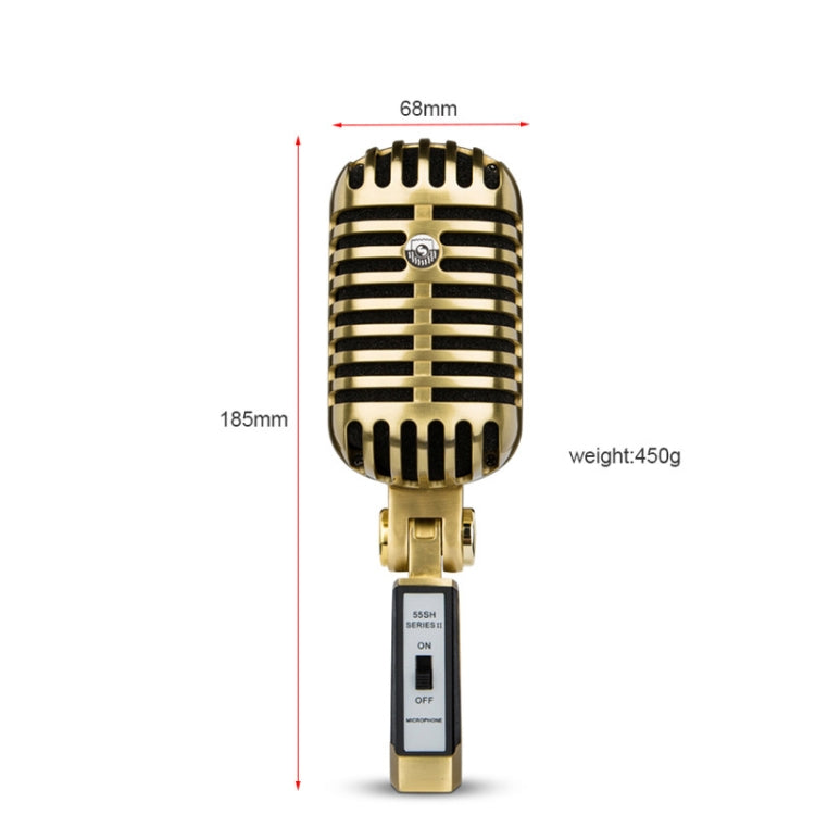 Vintage Style Stage Dynamic Microphone(GAM-01 B) - Microphone by PMC Jewellery | Online Shopping South Africa | PMC Jewellery