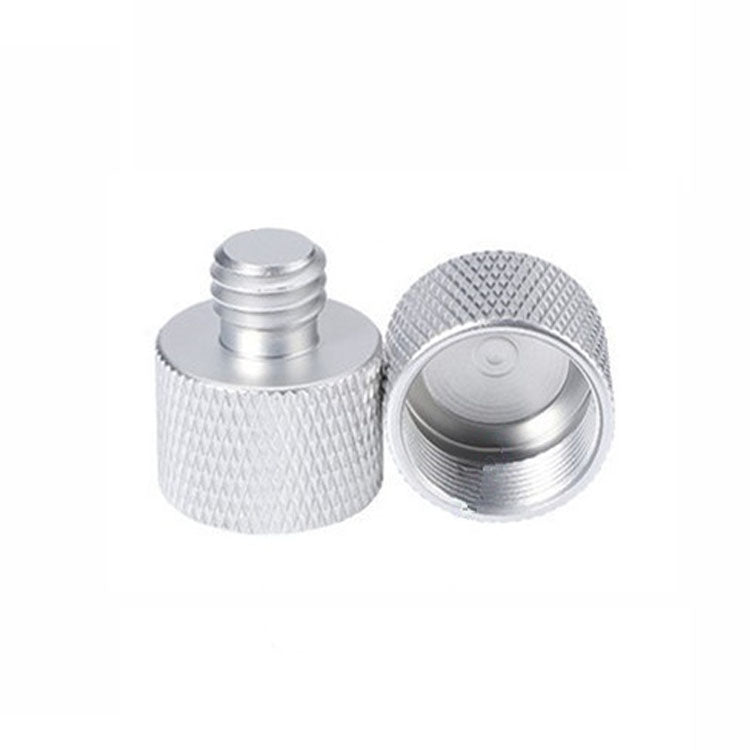 4 PCS 5/8 Female to 3/8 Male Adapter Screw(Silver) -  by PMC TechLife | Online Shopping South Africa | PMC TechLife