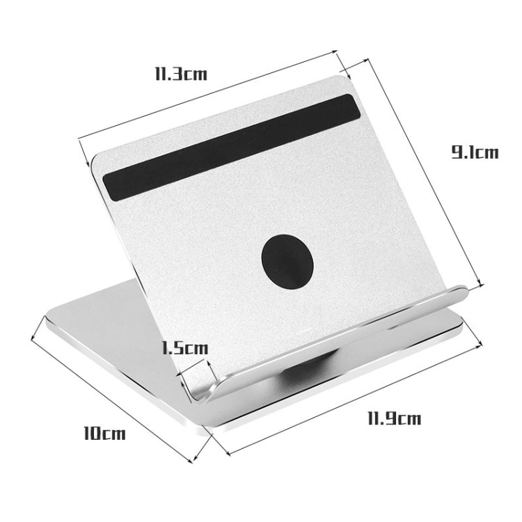 Aluminum Alloy Folding Tablet Bracket(Bright Silver) - Desktop Holder by PMC TechLife | Online Shopping South Africa | PMC TechLife