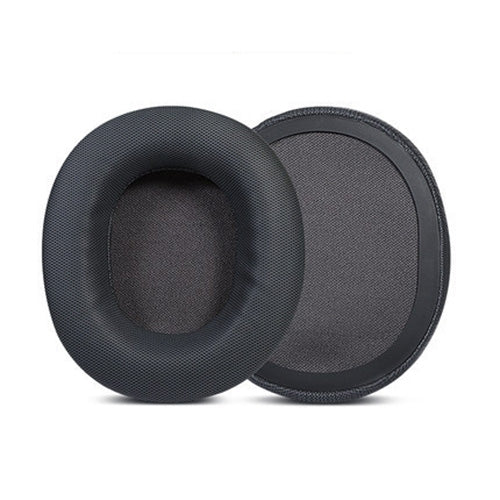 1 Pair Sponge Headset Pad for Steelseries Arctis Pro / Arctis 3 / 5 / 7(Black Leather) - Earmuff & Pad by PMC Jewellery | Online Shopping South Africa | PMC Jewellery