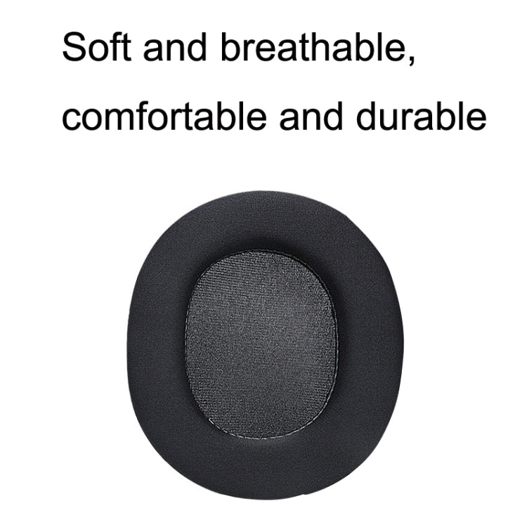 1 Pair Sponge Headset Pad for Steelseries Arctis Pro / Arctis 3 / 5 / 7(Black Leather) - Earmuff & Pad by PMC Jewellery | Online Shopping South Africa | PMC Jewellery