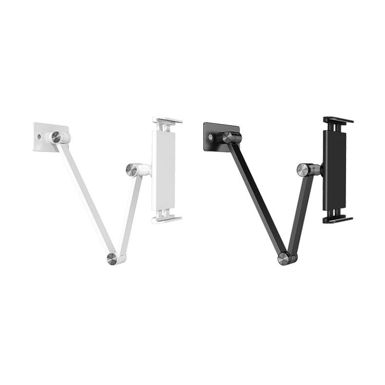 WS-2 Wall-Mounted Folding Telescopic Holder For Mobile Phone And Tablet(White) - free shipping - PMC TechLife - Order now!