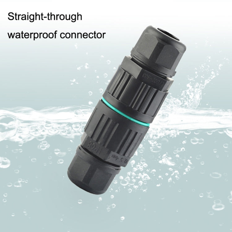 5 PCS CDF-200/3 Waterproof Wire Connector With 2 Pin Quick Connector - Connectors & Terminals by PMC Jewellery | Online Shopping South Africa | PMC Jewellery
