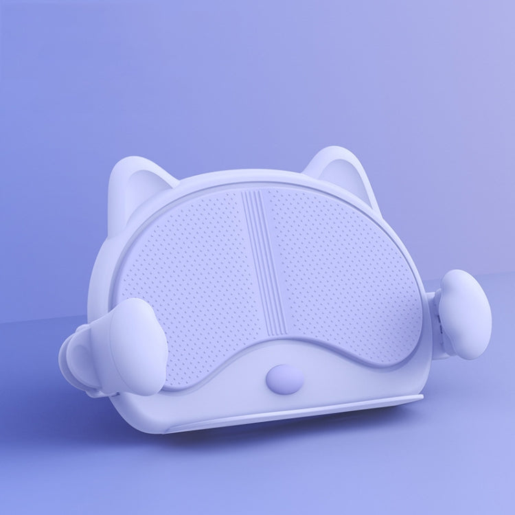 Cat Shape Retractable Tablet Stand(Purple) - Desktop Holder by PMC TechLife | Online Shopping South Africa | PMC TechLife