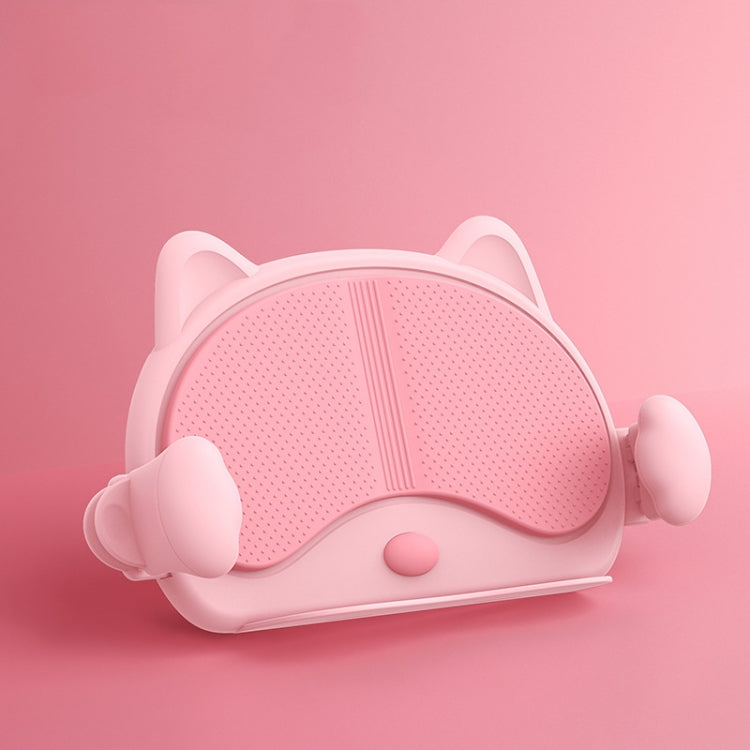 Cat Shape Retractable Tablet Stand(Pink) - Desktop Holder by PMC TechLife | Online Shopping South Africa | PMC TechLife