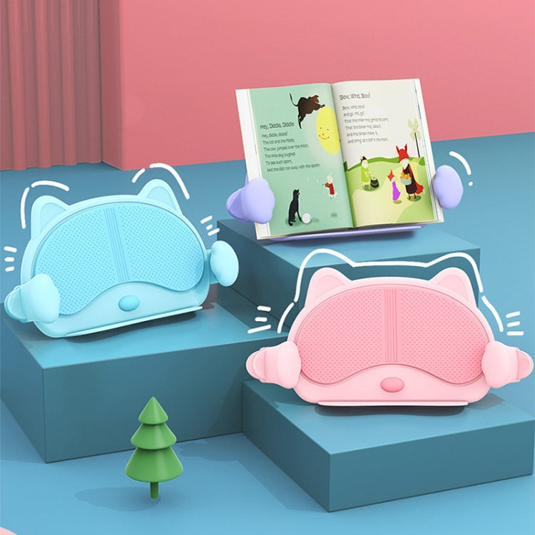 Cat Shape Retractable Tablet Stand(Blue) - Desktop Holder by PMC TechLife | Online Shopping South Africa | PMC TechLife