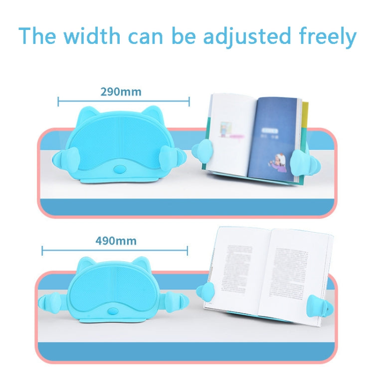 Cat Shape Retractable Tablet Stand(Blue) - Desktop Holder by PMC TechLife | Online Shopping South Africa | PMC TechLife