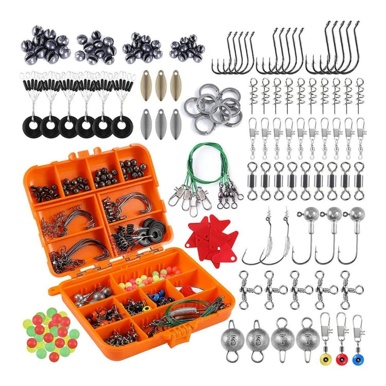 213 PCS / Set Road Squid Hook Accessories Set(026 Black Box) - Fishing Hooks by PMC TechLife | Online Shopping South Africa | PMC TechLife