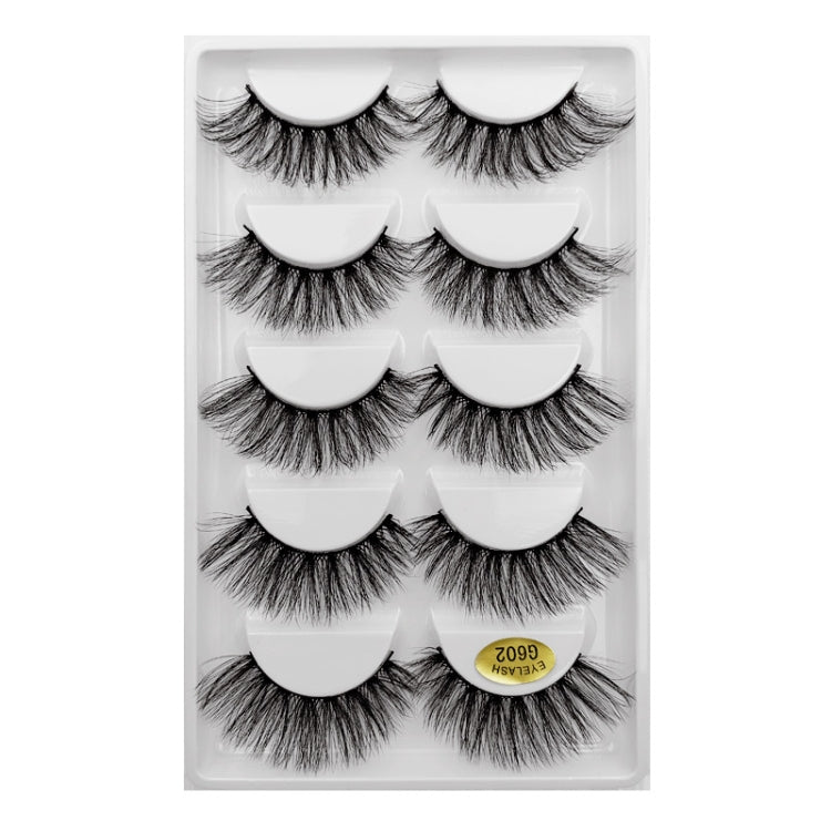 ShiDiShangPin 5 Pairs Mink Fake Eyelashes With Tweezers(G602) - Eyes by PMC Jewellery | Online Shopping South Africa | PMC Jewellery