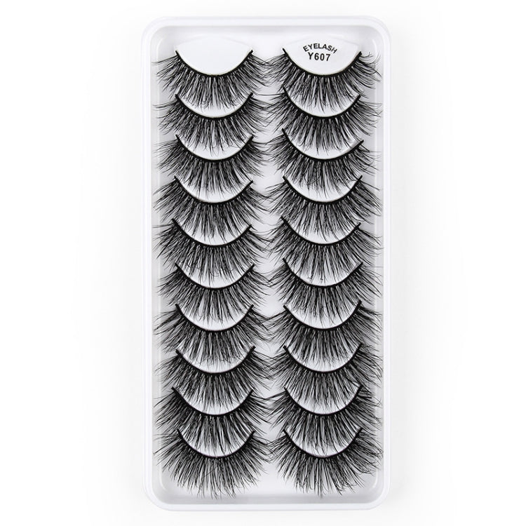 10 Pairs 3D Cat Eye False Eyelashes Naturally Thick And Fluffy Eyelashes(Y607) - Eyes by PMC Jewellery | Online Shopping South Africa | PMC Jewellery