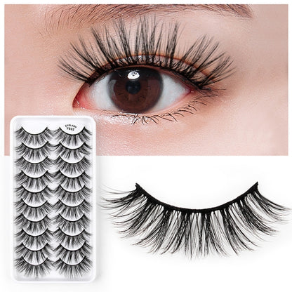 10 Pairs 3D Cat Eye False Eyelashes Naturally Thick And Fluffy Eyelashes(Y607) - Eyes by PMC Jewellery | Online Shopping South Africa | PMC Jewellery